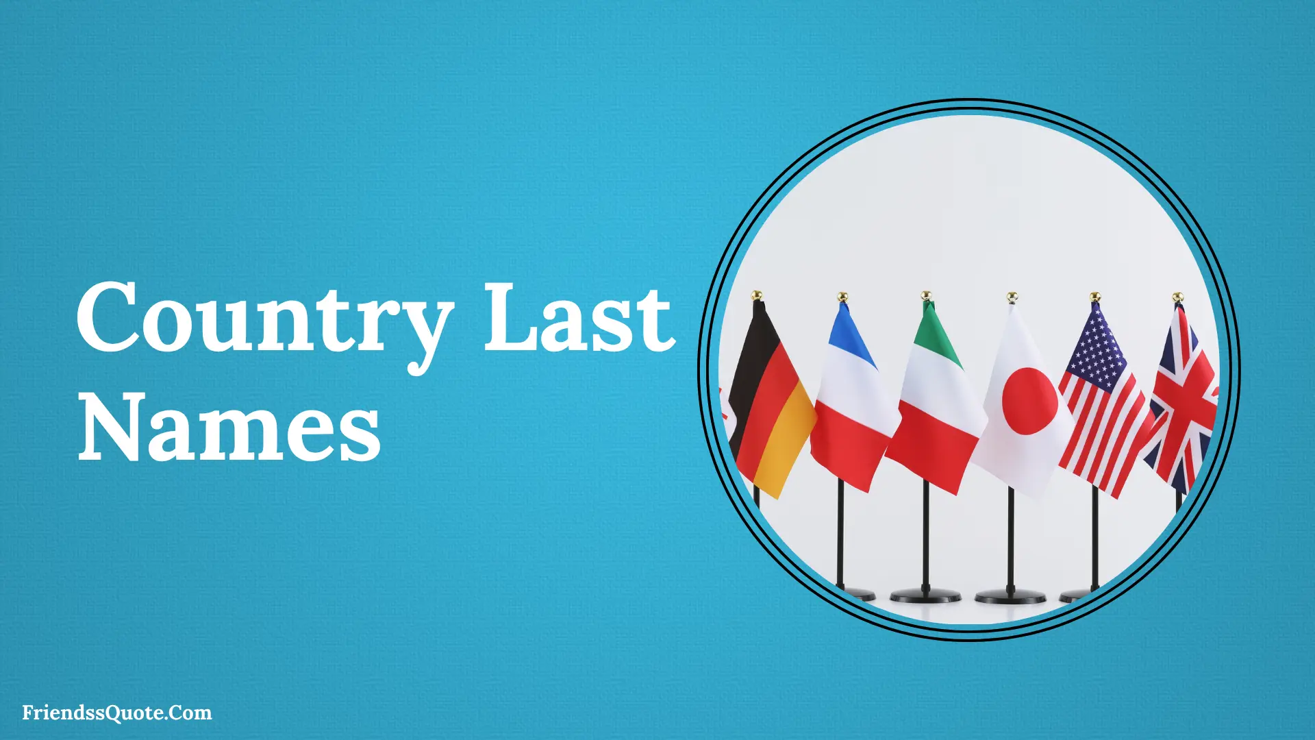 Country Last Names