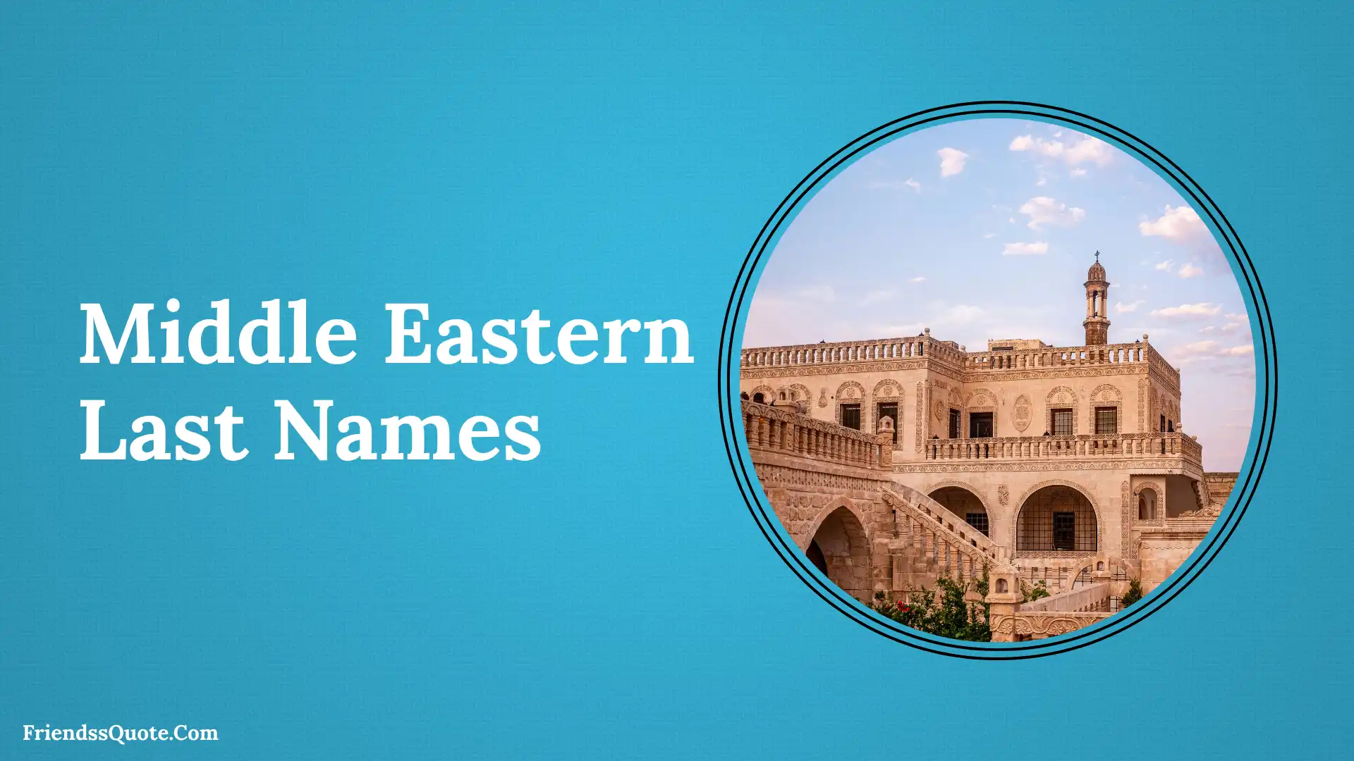 Middle Eastern Last Names