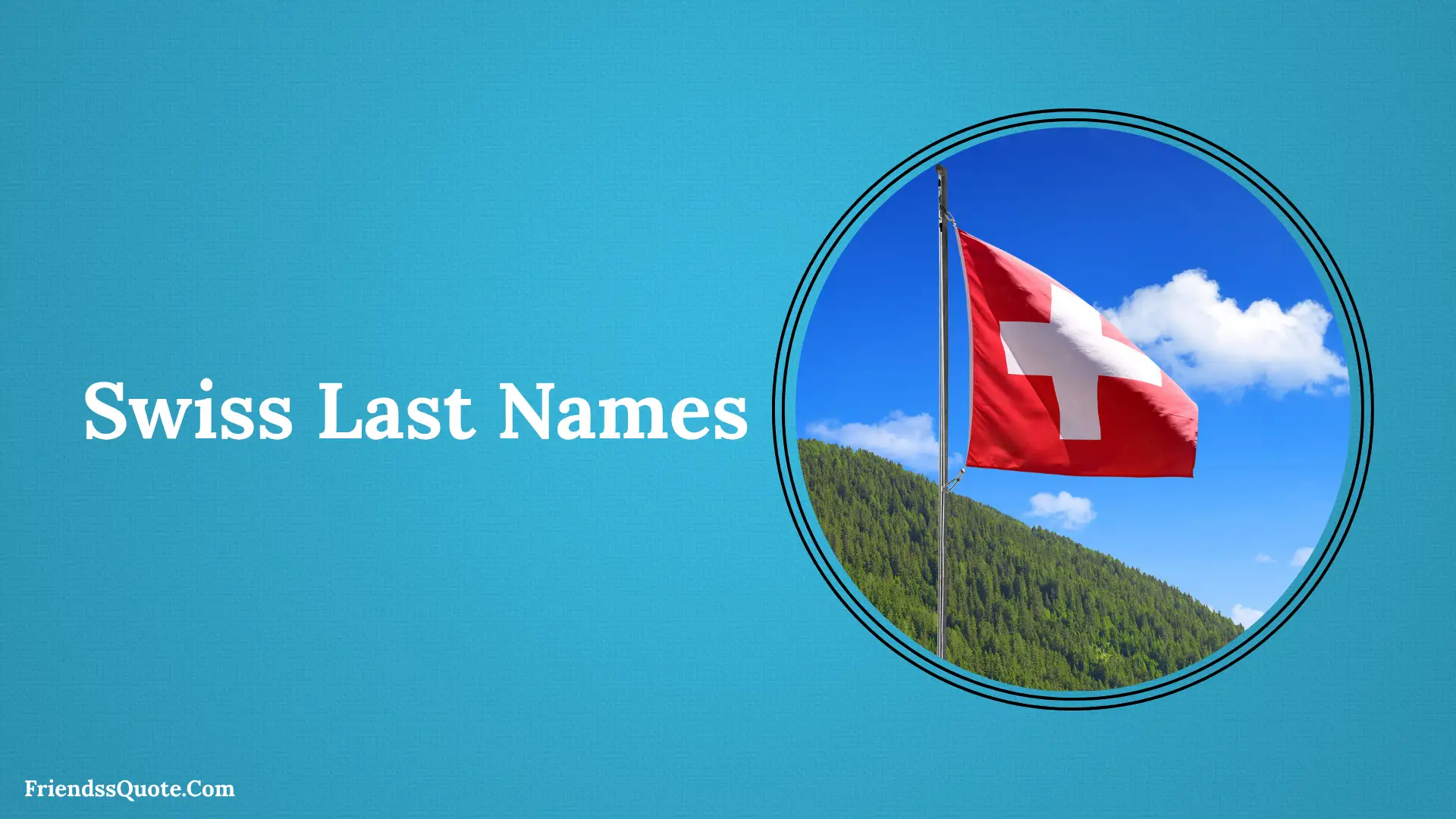 Swiss Last Names